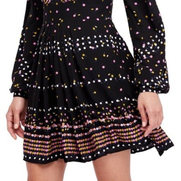 LAST CHANCE NEW Free People Black Dress Size 10/12 - Picture 3 of 8